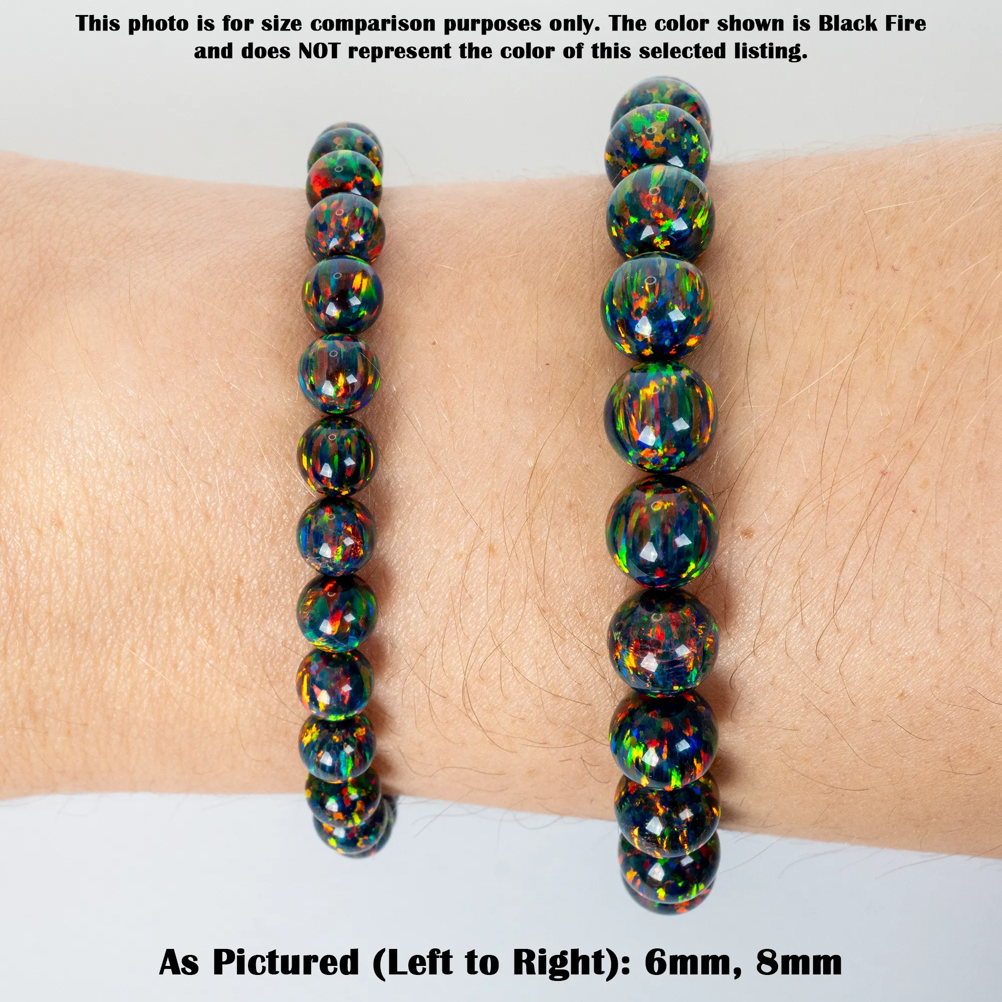 Cotton Candy Opal Beaded Bracelet