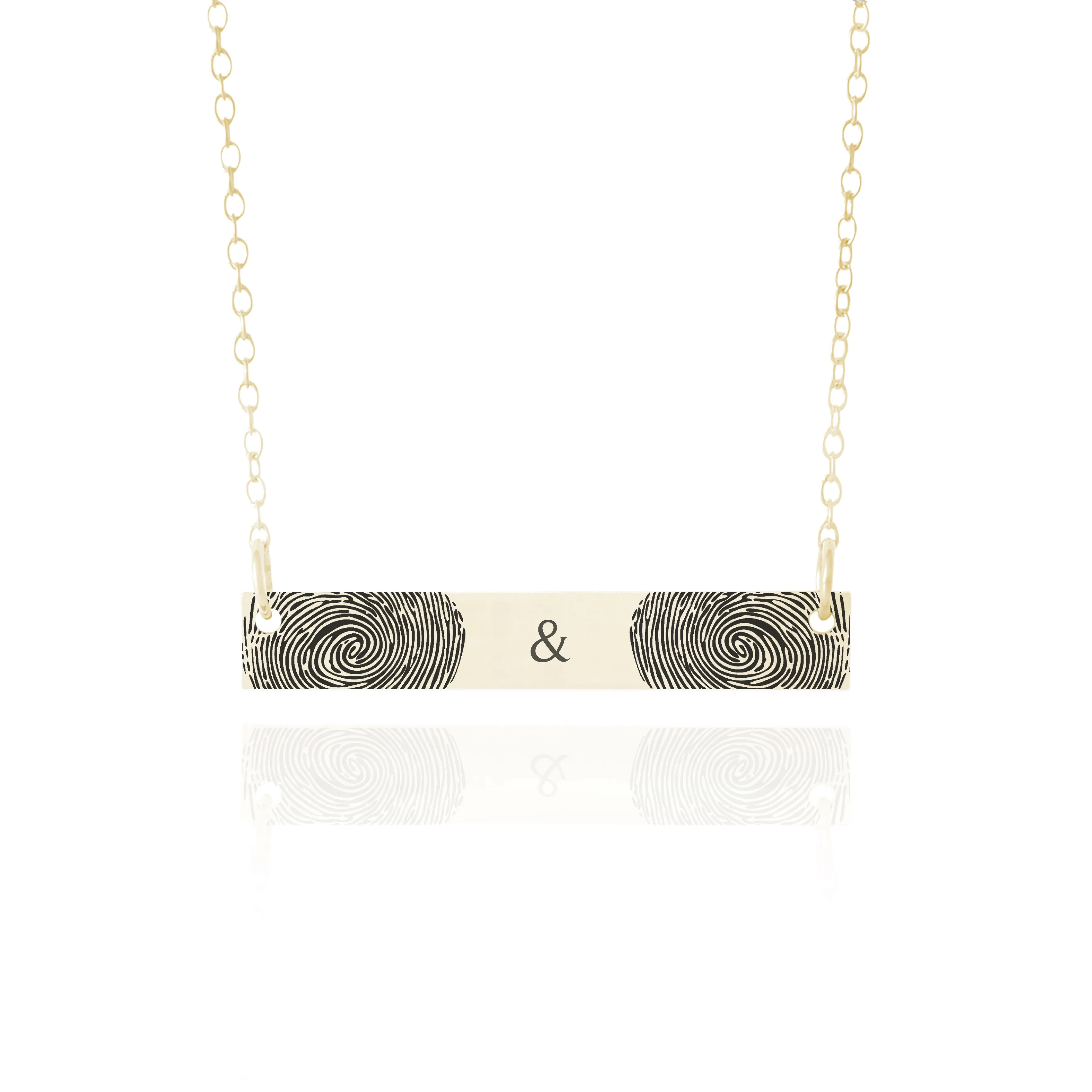 Couple's Fingerprint Necklace