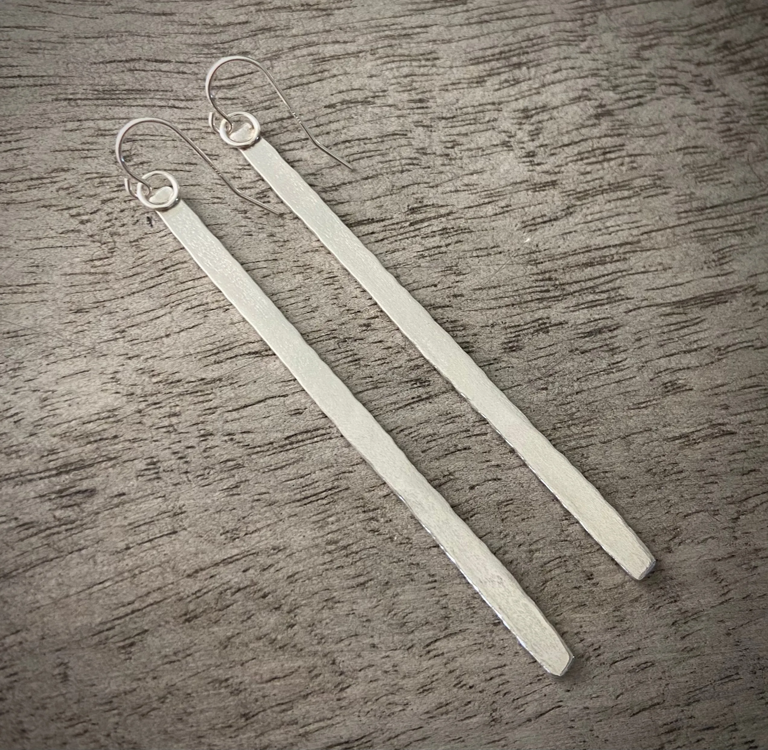 Crackle Bar Earrings