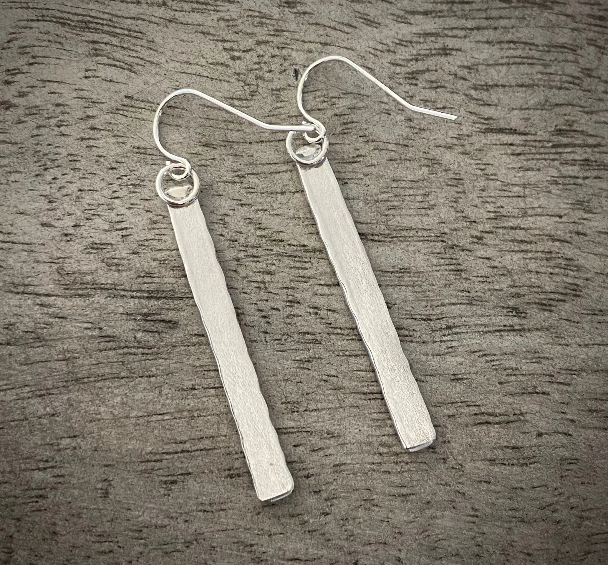 Crackle Bar Earrings