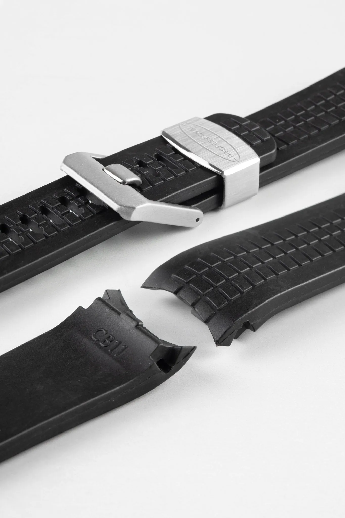 CRAFTER BLUE CB11 'Aquanaut' Rubber Watch Strap for Seiko SKX Series – BLACK