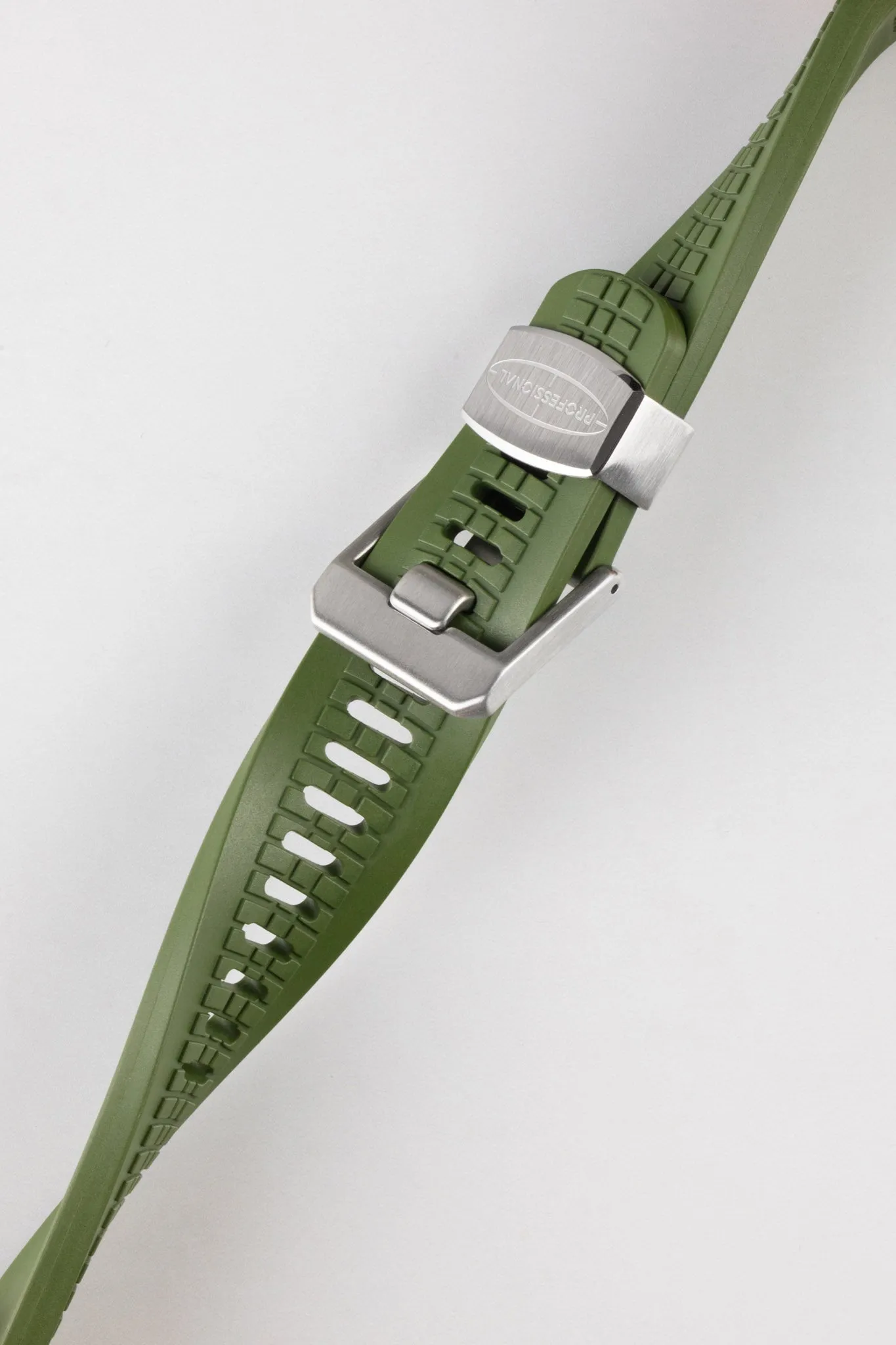 CRAFTER BLUE CB11 'Aquanaut' Rubber Watch Strap for Seiko SKX Series – GREEN