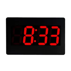 Crony JH-2316 clock Simple Digital Wall Clock with Led Alarm Clock, Shows Calendar Month Day