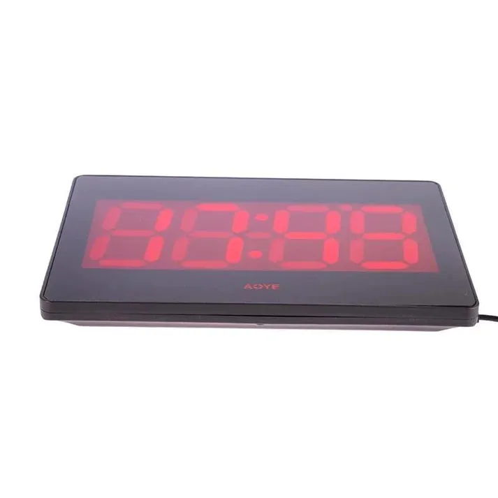 Crony JH-2316 clock Simple Digital Wall Clock with Led Alarm Clock, Shows Calendar Month Day