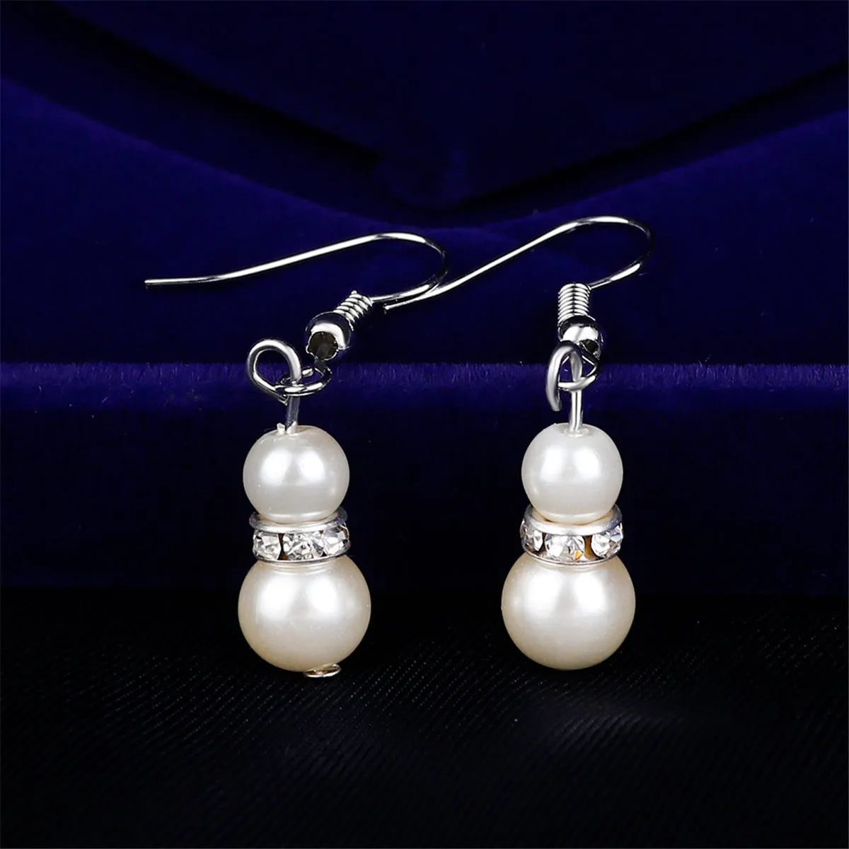 Cubic Zirconia & Pearl Polished Jewelry Set