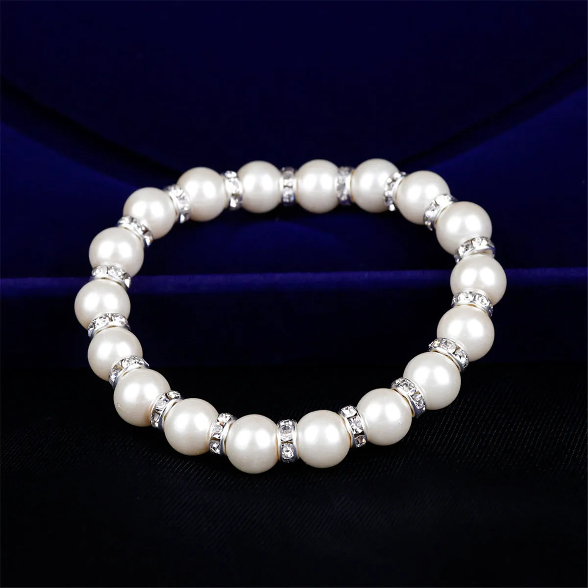 Cubic Zirconia & Pearl Polished Jewelry Set