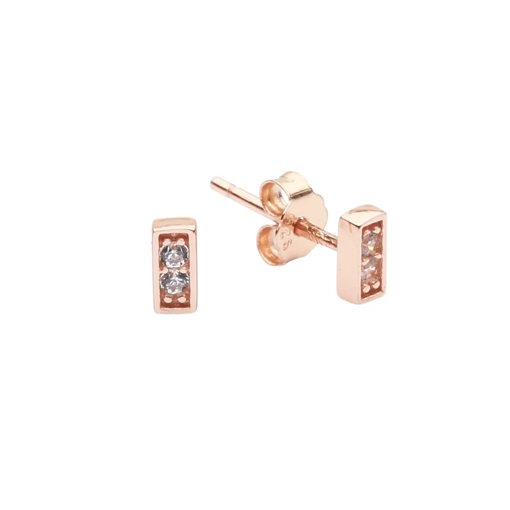 CZ Tiny Bar Studs