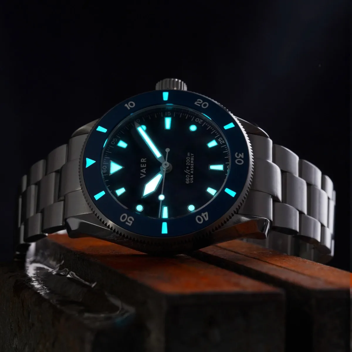 D4 Meridian - Navy Matte USA Solar 38mm