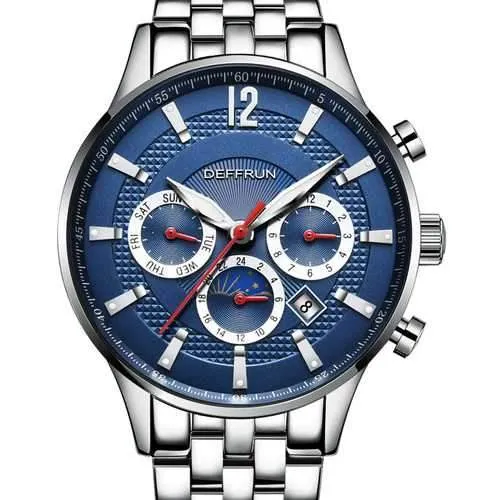 DEFFRUN DM0002 Moon Phase Calendar Mechanical Watches