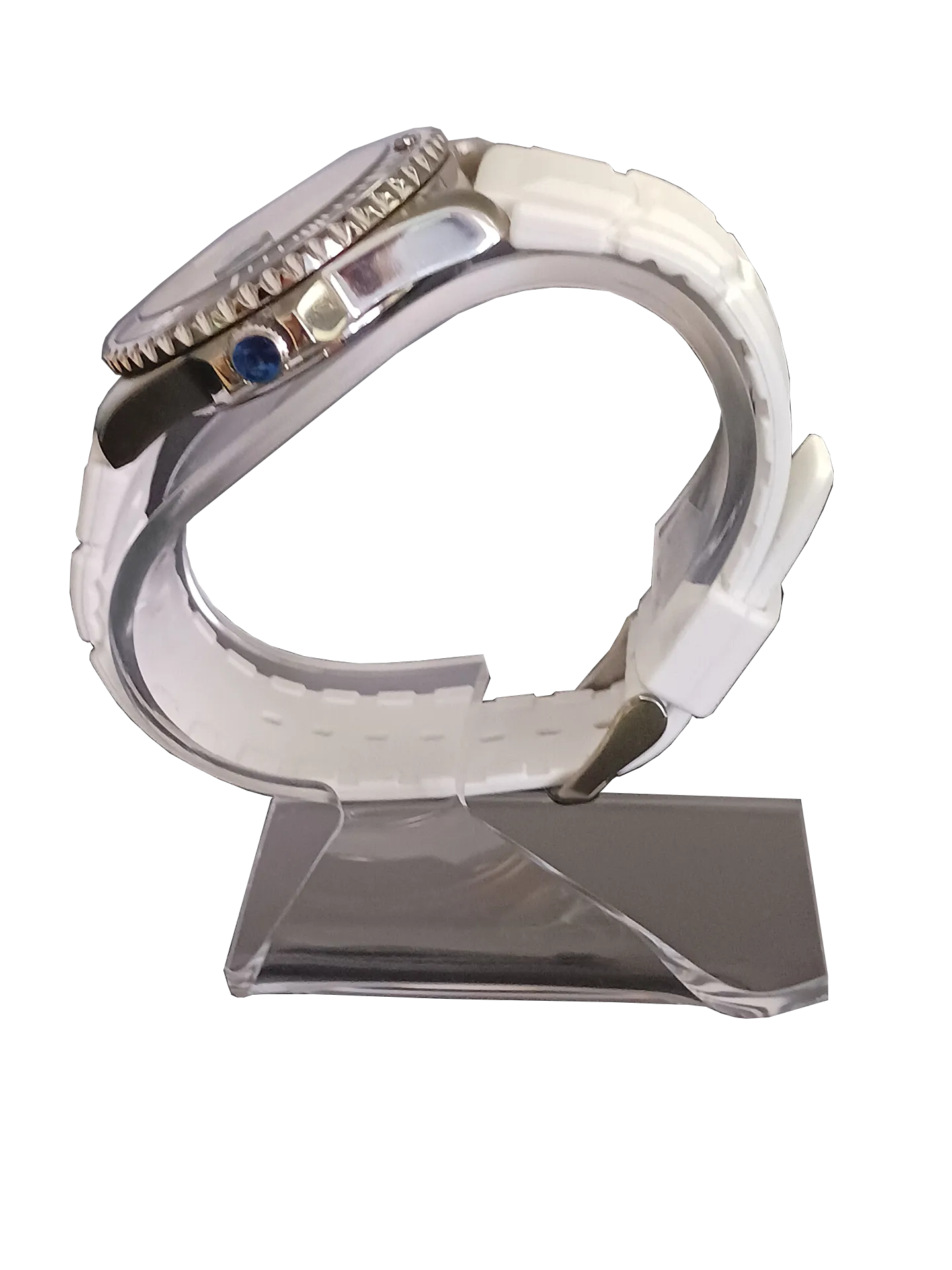 Del Mar Watches Men's Sportstrap – White Dial, 200M Water Resistant #50268