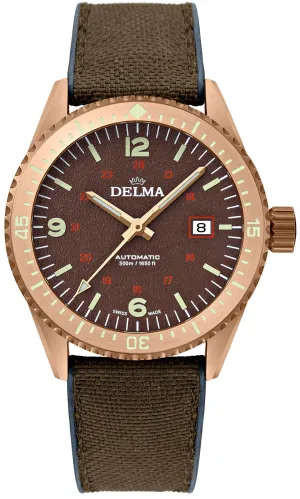 Delma Cayman Field Bronze Brown Watch