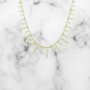 Diamond Bar Necklace