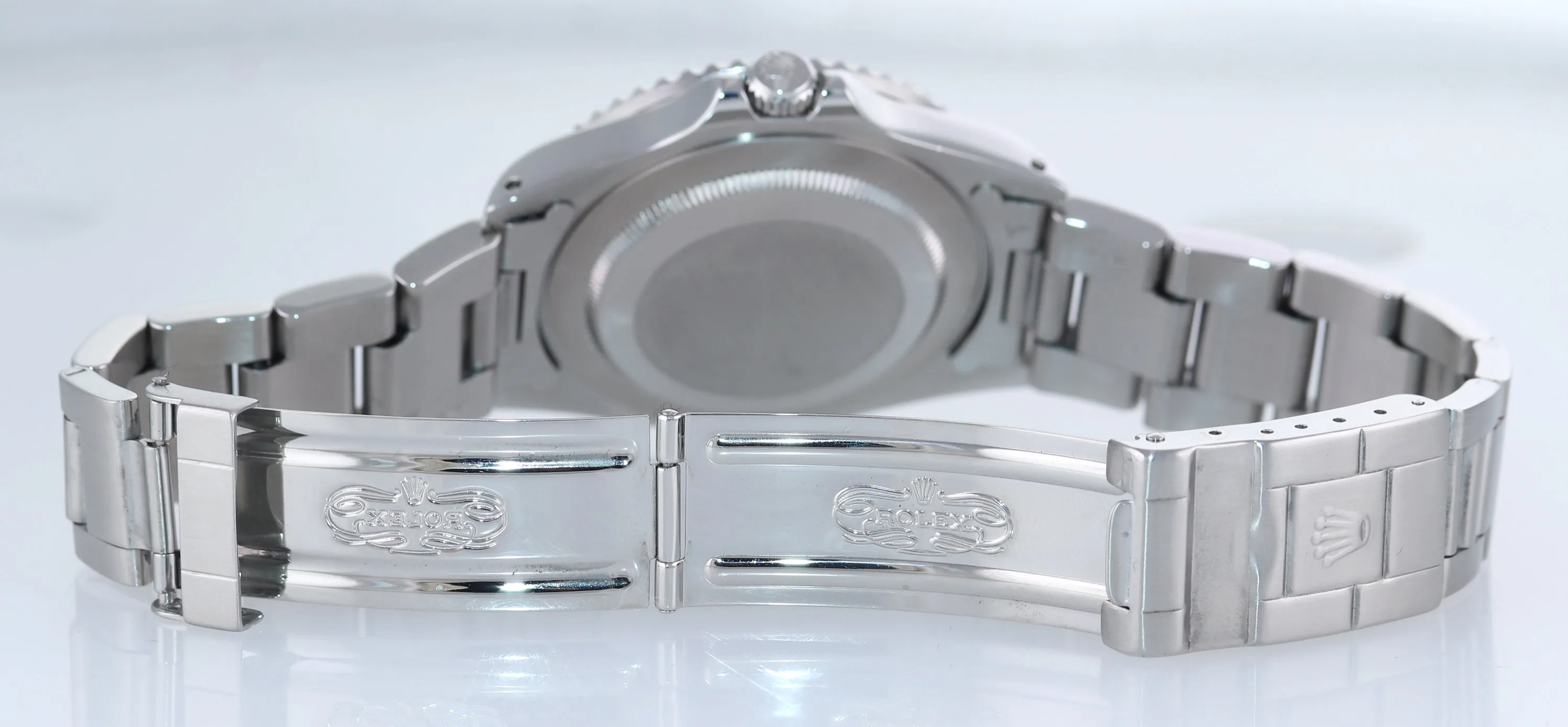 DISCONTINUED 1997 Rolex GMT-Master Tritium Pepsi Blue Red Steel 16700 Watch Box