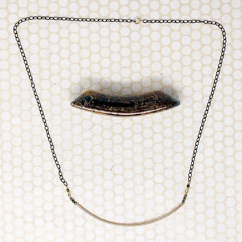Dramatic Ceramic Bead Convertible Necklace by Brin