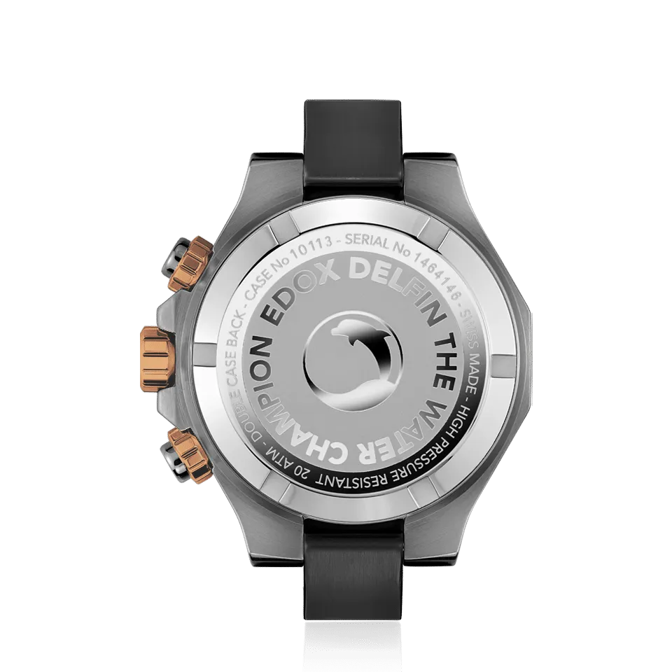 EDOX SWISS MADE 10112-357GRNCA-BRNR DELFIN THE ORIGINAL CHRONOGRAPH