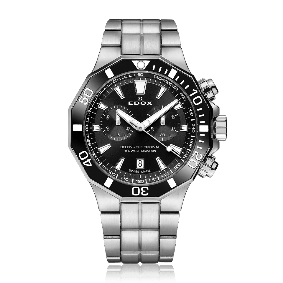 EDOX SWISS MADE 10112-3NM-NIN DELFIN THE ORIGINAL CHRONOGRAPH