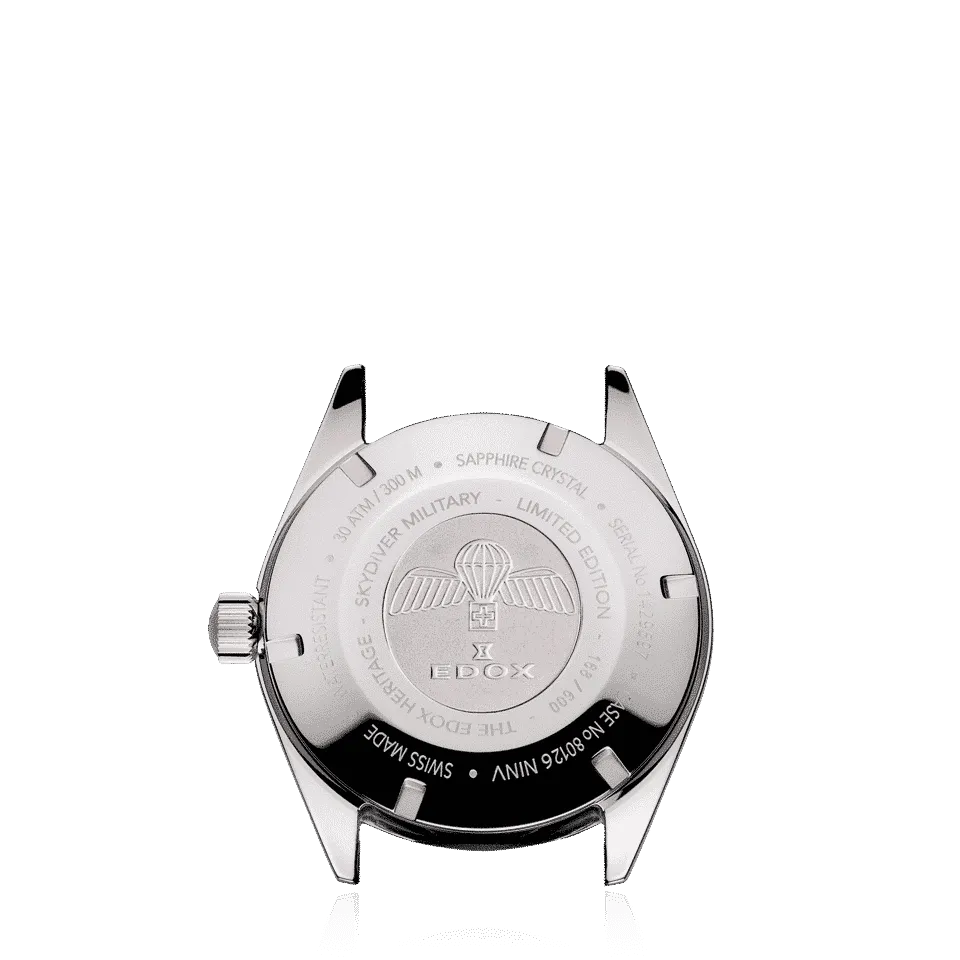 EDOX SWISS MADE 80126-357RNM-NIRB SKYDIVER DATE AUTOMATIC LIMITED EDITION