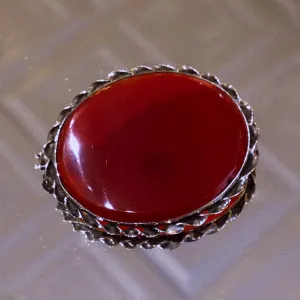 English Carnelian Brooch
