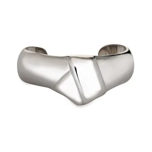 Estate Tiffany & Co Flat Knot Cuff Bracelet Wide Medium Sterling Silver Peretti