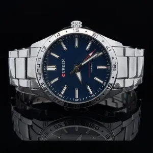 EUNOIA METAL BACK CURREN ICED OUT MENS WATCH I 5517313