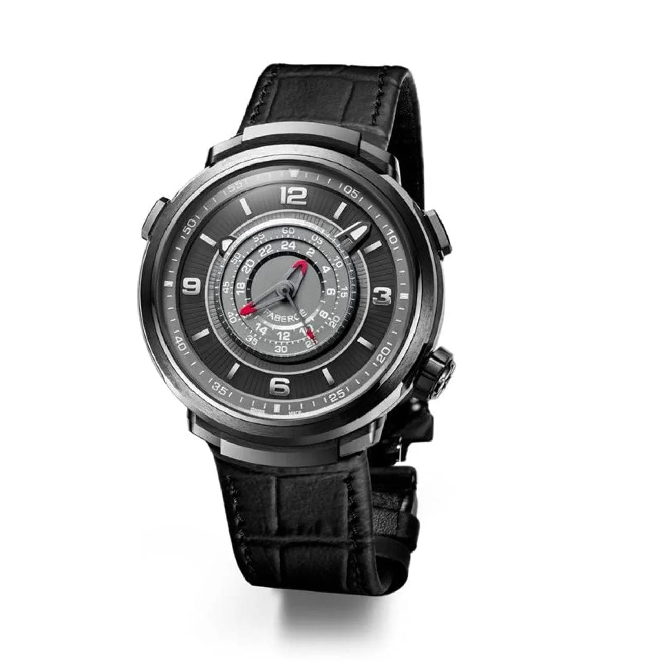 Fabergé Visionnaire Chronograph Men'S Black Ceramic Watch