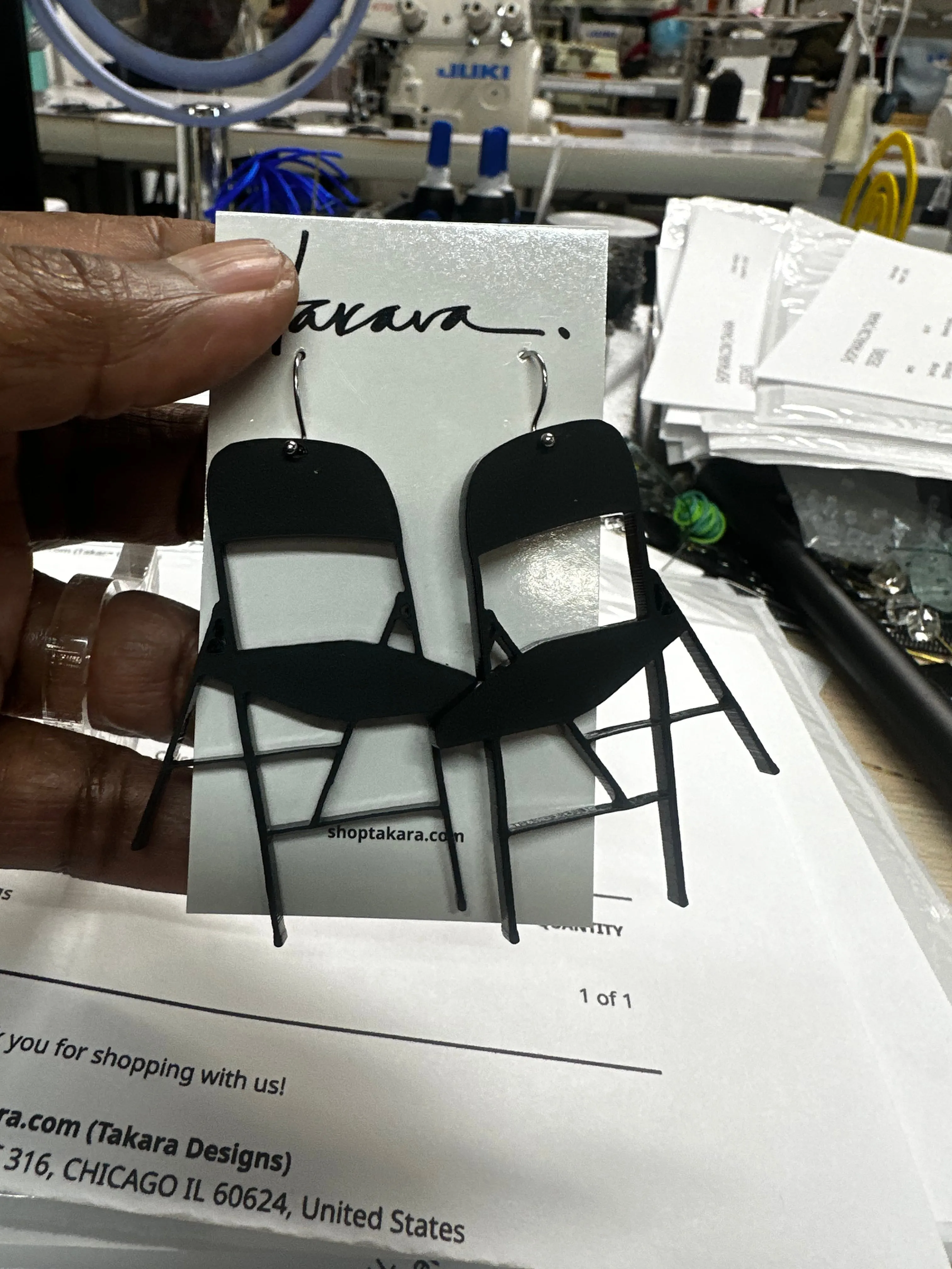 Folding Chair Jewelry