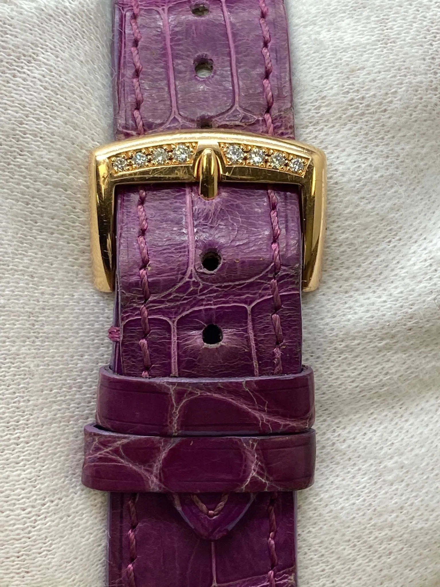 Franck Muller Infinity Color Dreams 18K Rose Gold 3540 QZ A D4 Pave Diamond Dial Quartz Women's Watch