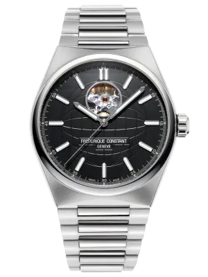 FREDERIQUE CONSTANT HIGHLIFE HEART BEAT BLACK DIAL