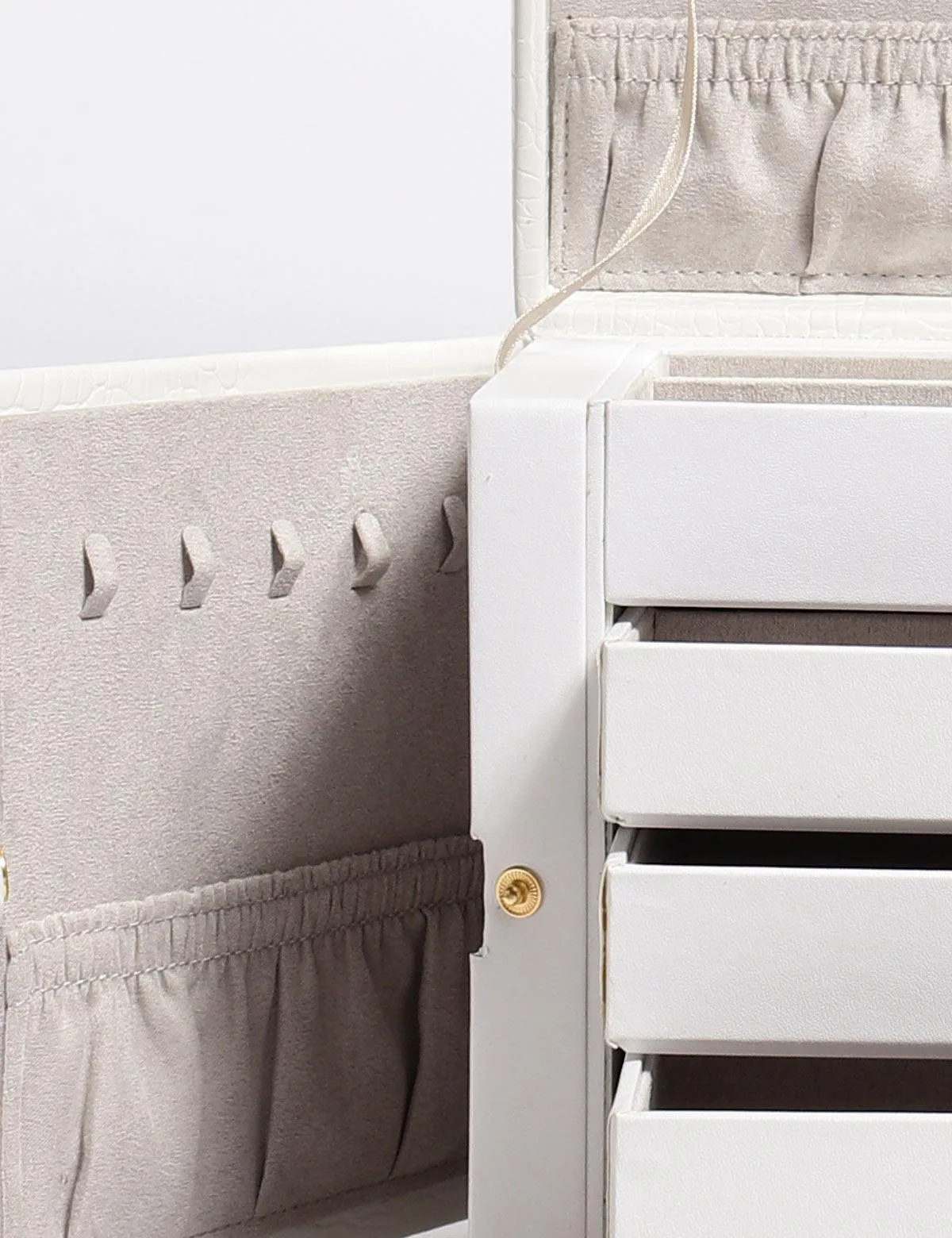 Friedrich23 jolie 2.0 jewelry box holder with ante white 20136-1