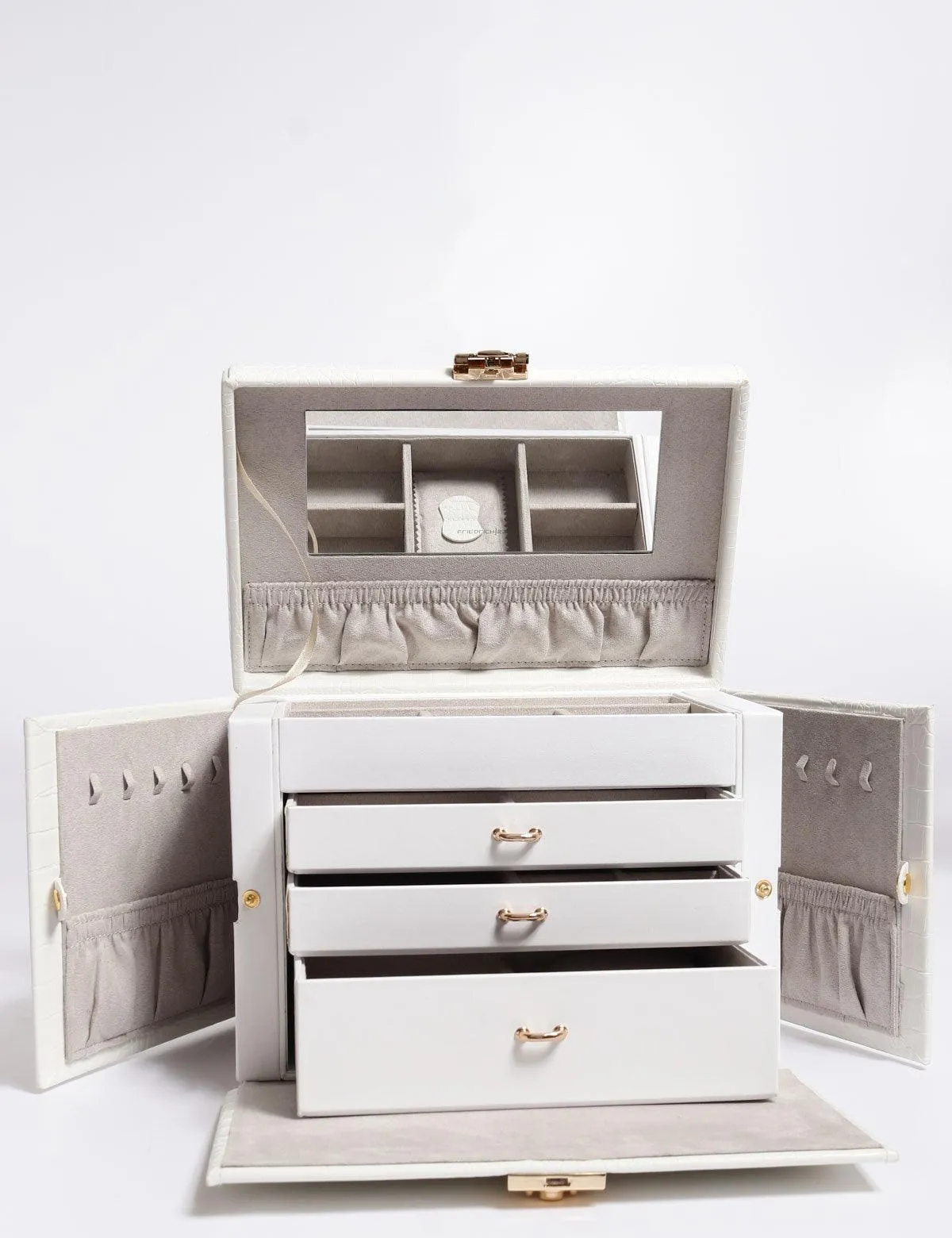 Friedrich23 jolie 2.0 jewelry box holder with ante white 20136-1