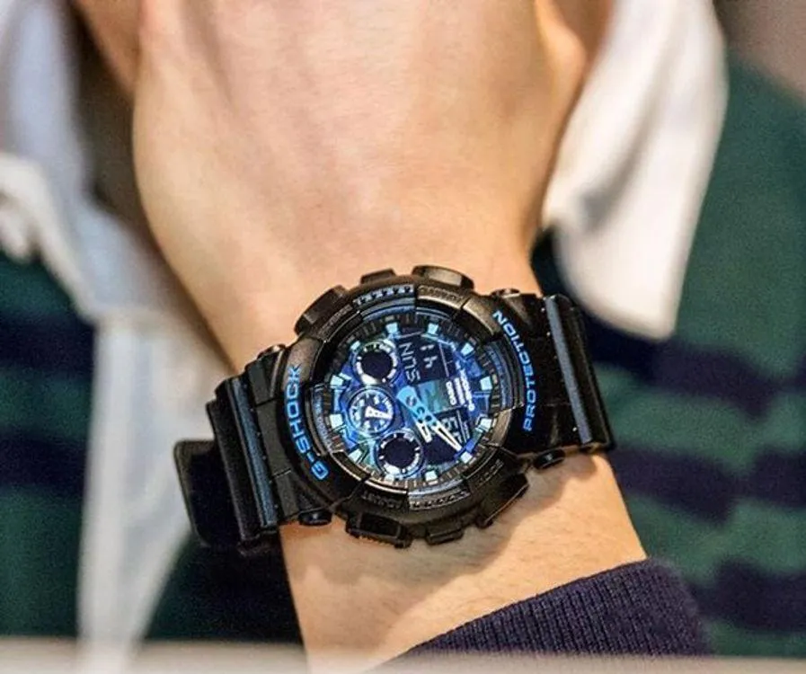 G-Shock Analog-Digital Men's Watch GA100CB-1A