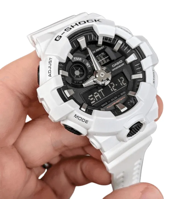 G-Shock White Resin Diving Men's Watch GA700-7A