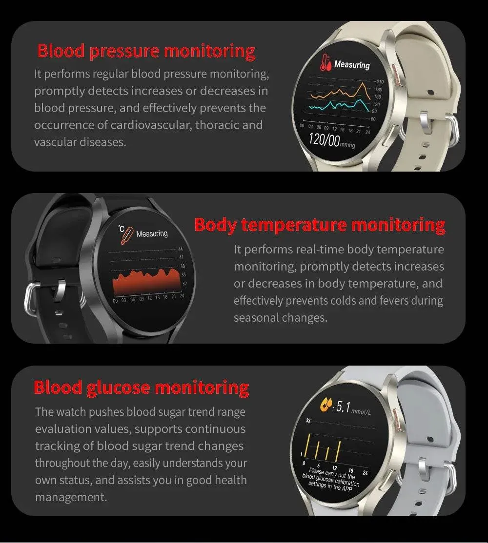 Galaxy Watch 6 NFC Smart Watch Men Custom Dial Voice Calling Sport Watch