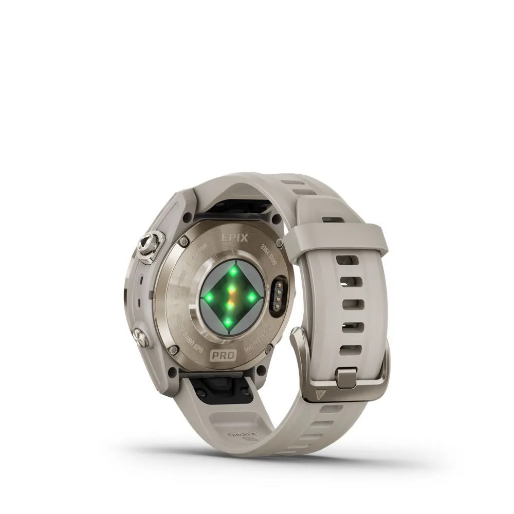 Garmin Epix Pro Gen2 42mm Sapphire (Gold with Light Sand Band)