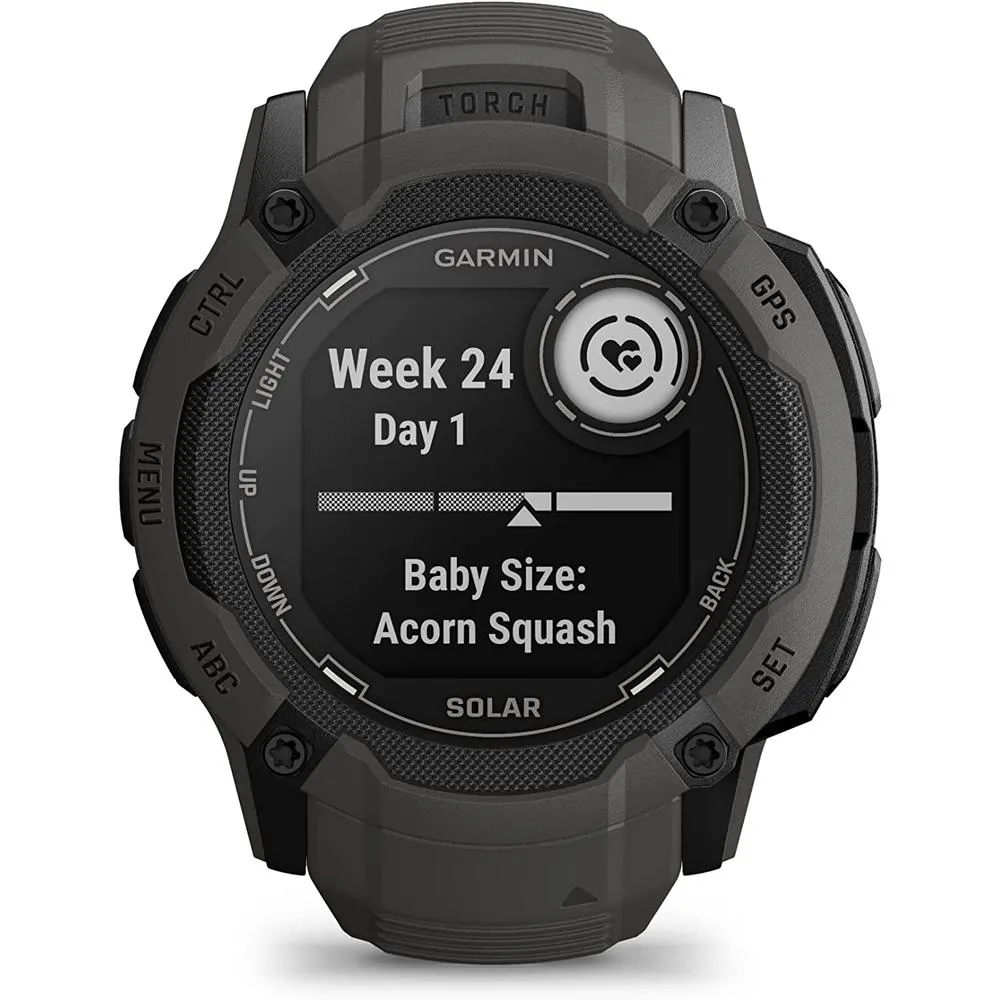 Garmin Instinct 2X Solar Rugged GPS Smartwatch Graphite   2x Tactical Bracelet