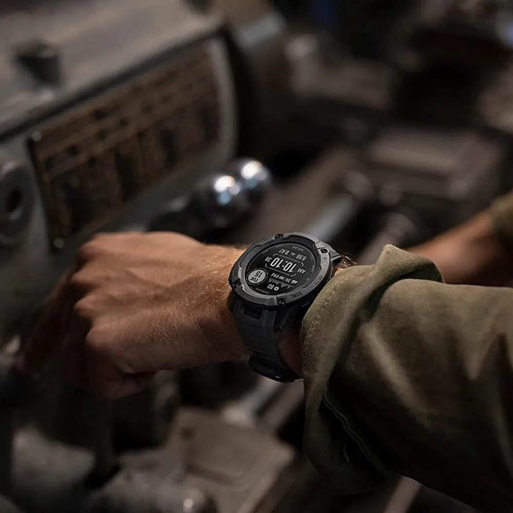 Garmin Instinct 2X Solar Rugged GPS Smartwatch Graphite   2x Tactical Bracelet