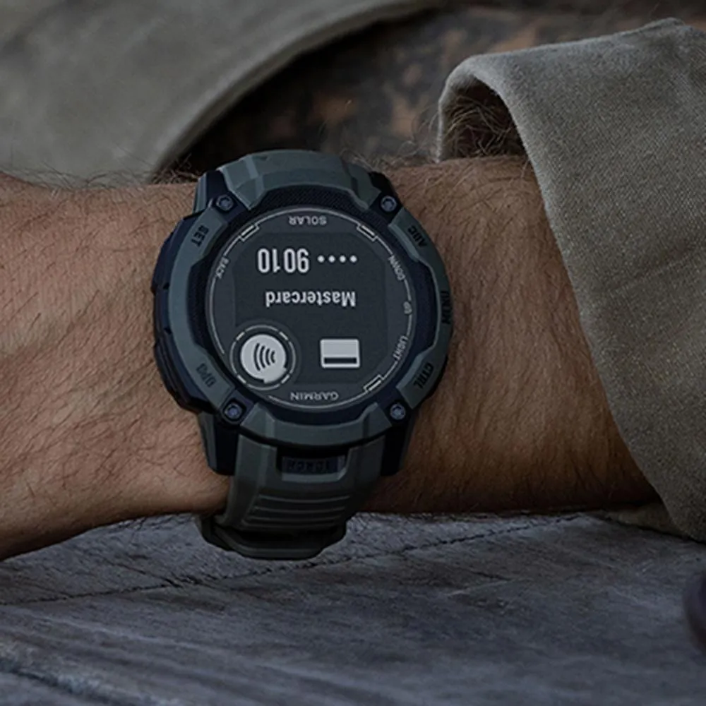 Garmin Instinct 2X Solar Rugged GPS Smartwatch Graphite   2x Tactical Bracelet