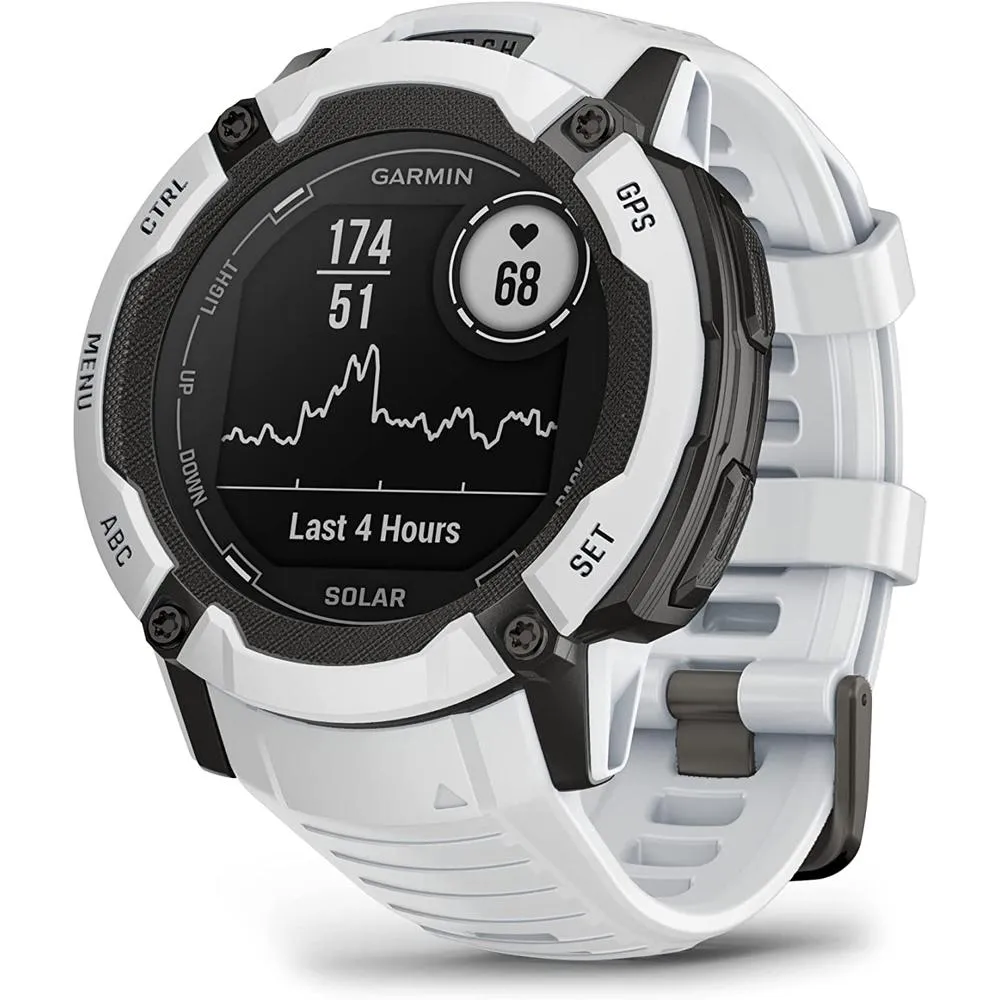 Garmin Instinct 2X Solar Rugged GPS Smartwatch Whitestone with 2 Year Warranty