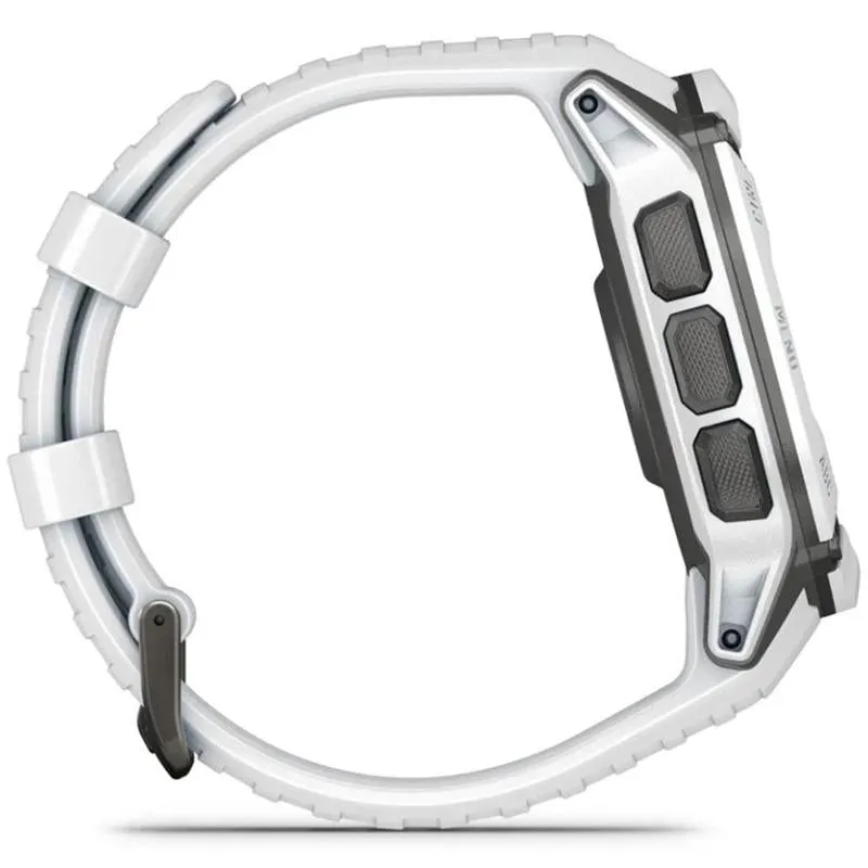 Garmin Instinct 2X Solar Rugged GPS Smartwatch, Whitestone