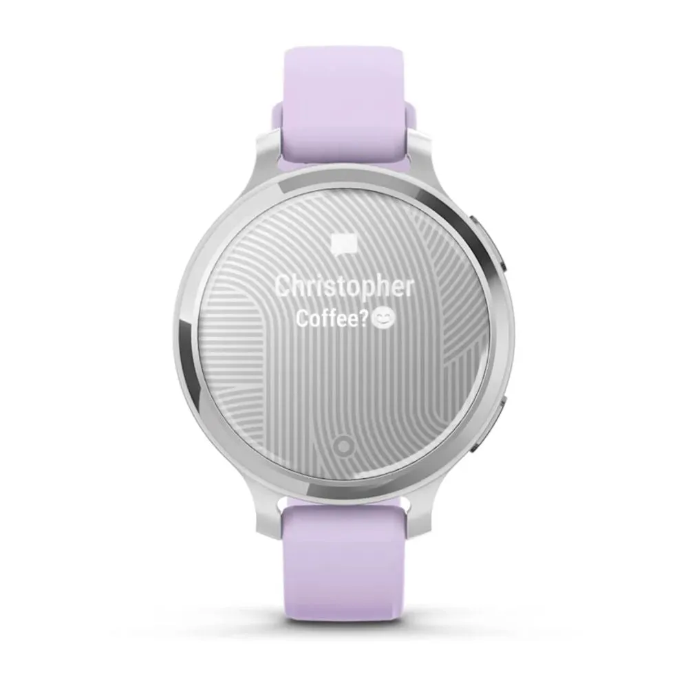 Garmin Lily 2 Active (Silver with Jasmine Silicone Band)