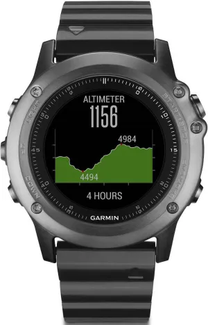 Garmin Watch Fenix 3 Sapphire Performance Bundle