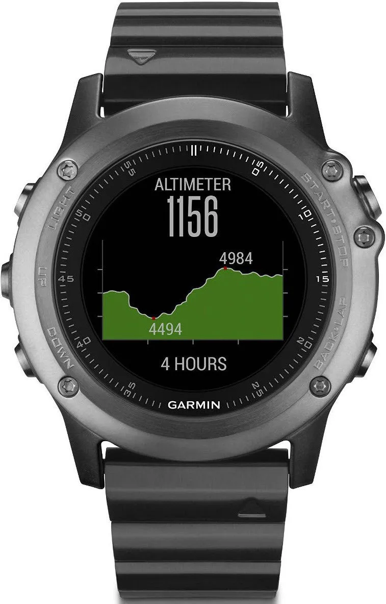 Garmin Watch Fenix 3 Sapphire Performance Bundle