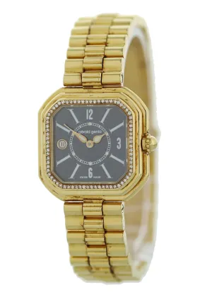 Gerald Genta G3591.7 18k Yellow Gold Diamond Ladies Watch