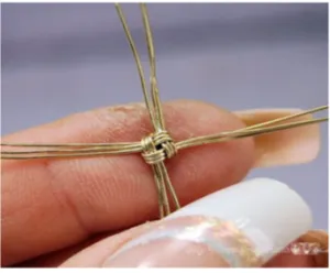 Girl Scout Knot in Wire, Jewelry Component Tutorial