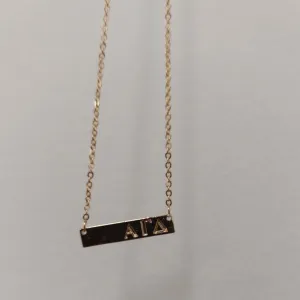 Gold Bar Necklace