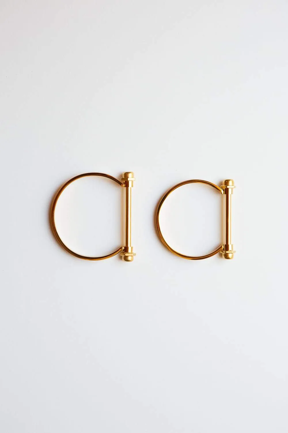 Gold Screw Bar Bracelet