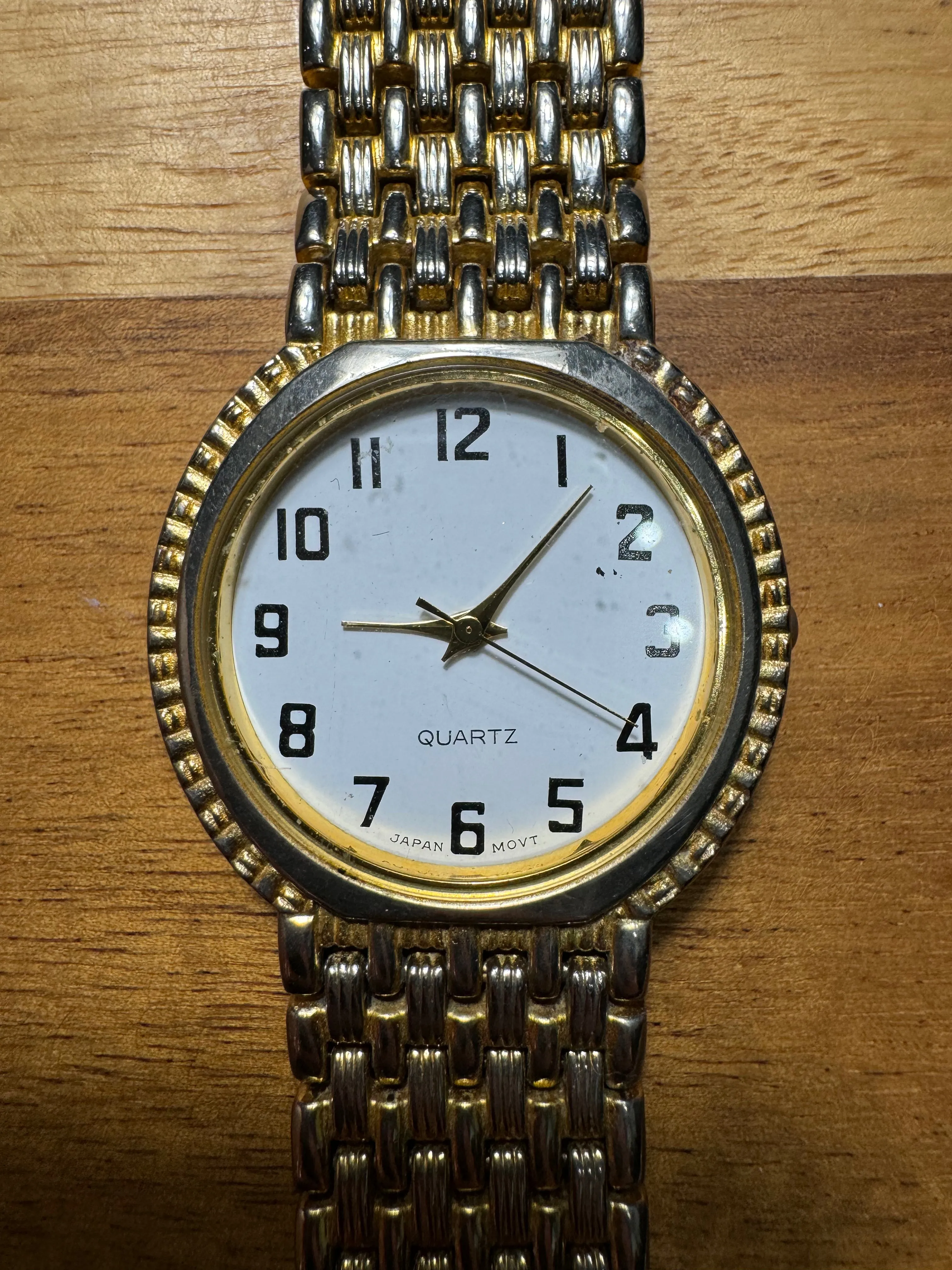 Gold Tone Watch