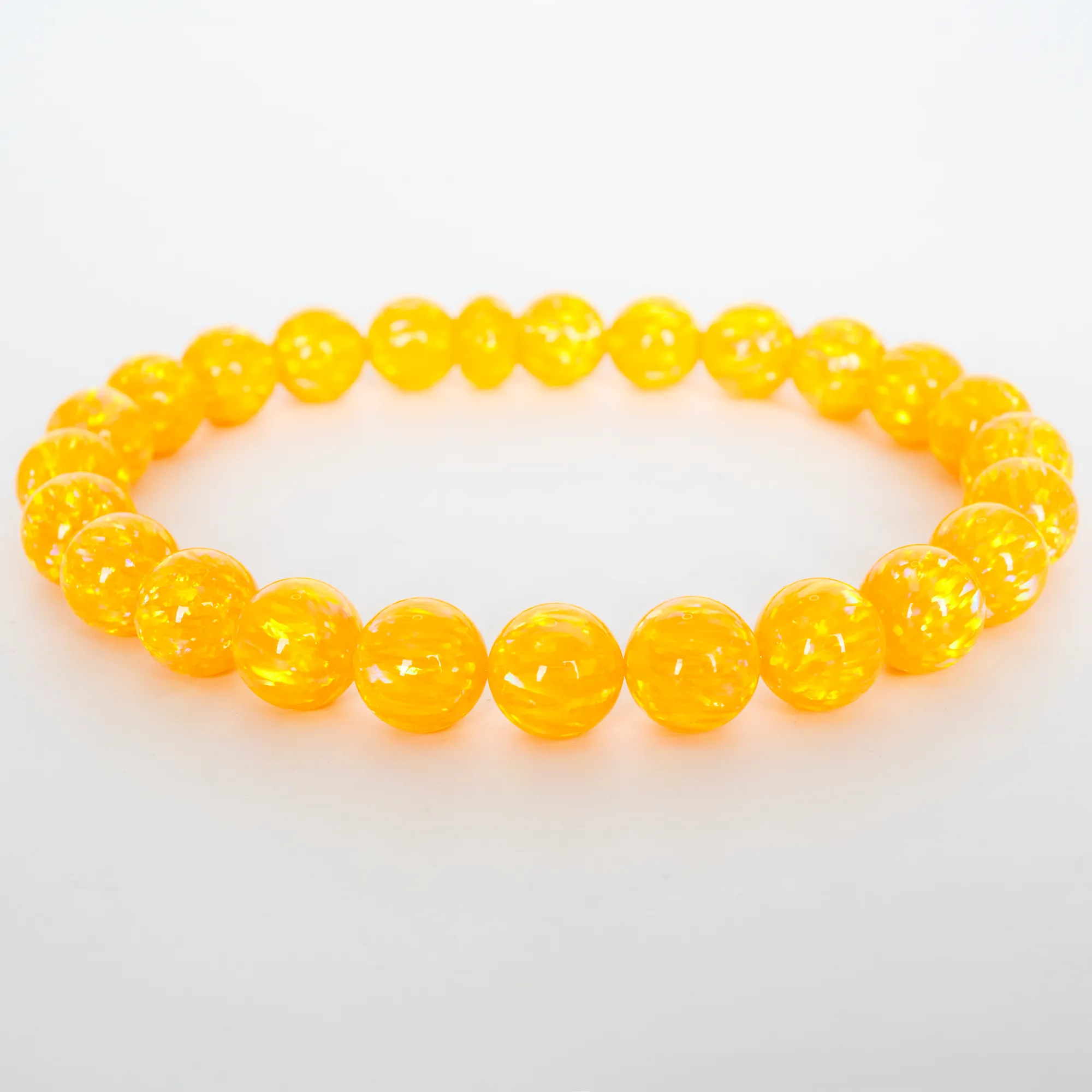 Golden Pineapple Opal Beaded Bracelet