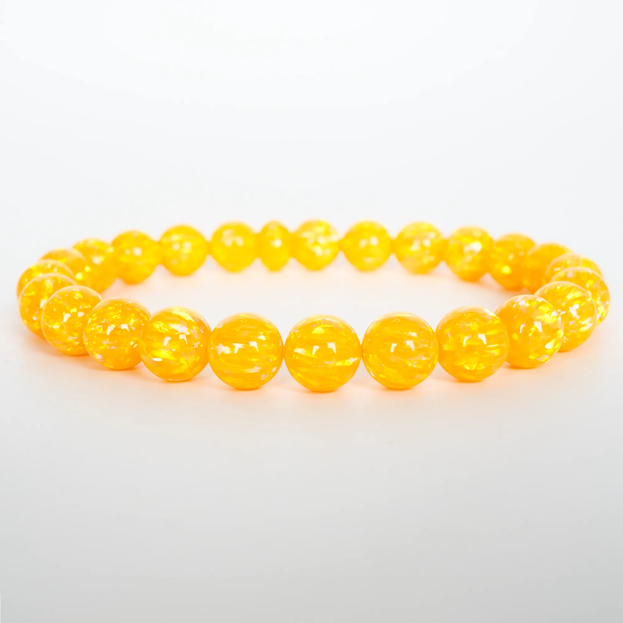 Golden Pineapple Opal Beaded Bracelet