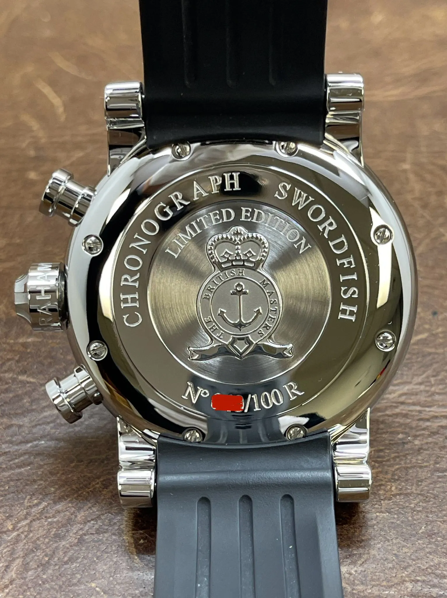 Graham  Swordfish Chronograph 46mm L.E 100pcs 2SWAS Yellow Dial Automatic Men's Watch